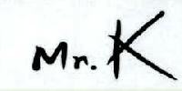 Mr.k Device mark 6153935 Trademark
