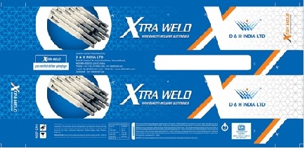 Xtra Weld With W Logo And D & H India Ltd Device mark 6155621 Trademark