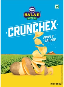 Balaji Wafers Crunchex Device mark 6158665 Trademark