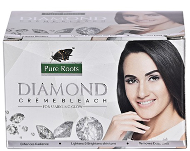 Pure Roots Diamond Creme Bleach (label) Device mark 6166828 Trademark