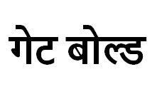 Get Bold Hindi Device mark 6168619 Trademark