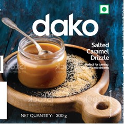 Dako Salted Caramel Drizzle Perfect For Turning Desserts Into Dreams Device mark 6175934 Trademark