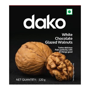 Dako White Chocolate Glazed Walnuts Tastes Delicious Pairs Perfectly With All Things Good Device mark 6175935 Trademark