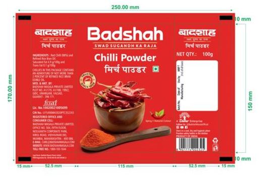 Badshah Chilli Powder Device mark 6179448 Trademark