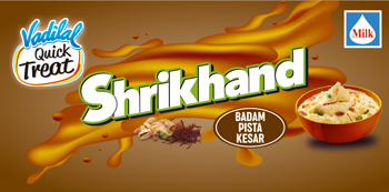 Vadilal Quick Treat Shrikhand Badam Pista Kesar Device mark 6181299 Trademark