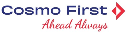 Cosmo First Ahead Always Logo Device mark 6192490 Trademark