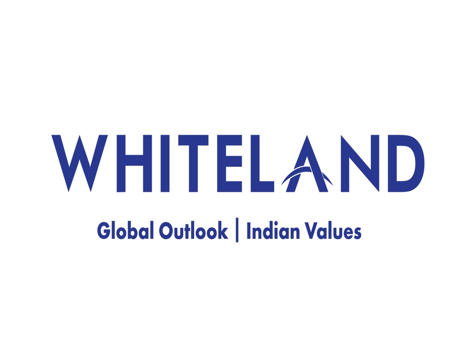 Whiteland; Global Outlook, Indian Values (with Device) Device mark 6199429 Trademark