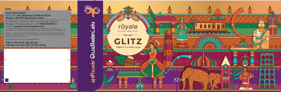 Ap Asian Paints Royale Glitz Device mark 6203819 Trademark