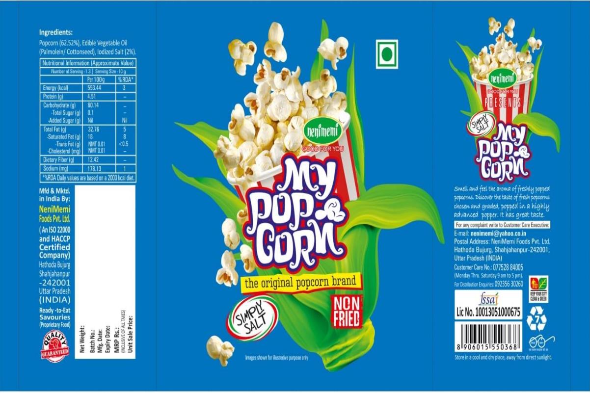 Nenimemi My Popcorn Device mark 6218073 Trademark