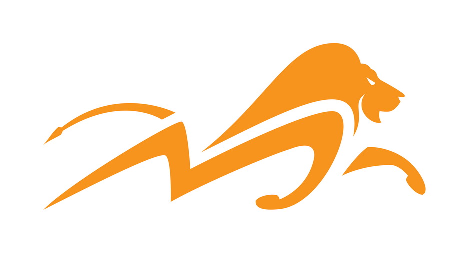 Orange Sketch Of Stylish 'm' (1st Letter Of Applicant’s Name) Combined With A Proud Lion Walking With Arrow As Its Tail Device mark 6230288 Trademark