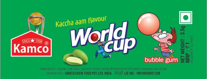Kamco World Cup Kaccha Aam Flavour Device mark 6245095 Trademark