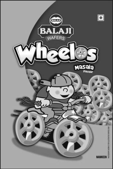 Balaji Wafers Wheelos (device) Device mark 6263869 Trademark