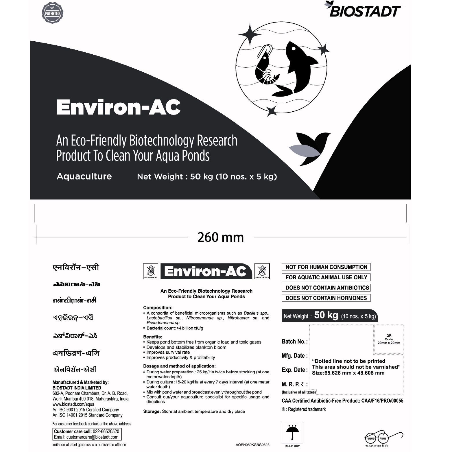 Environ-ac (label) Device mark 6268106 Trademark