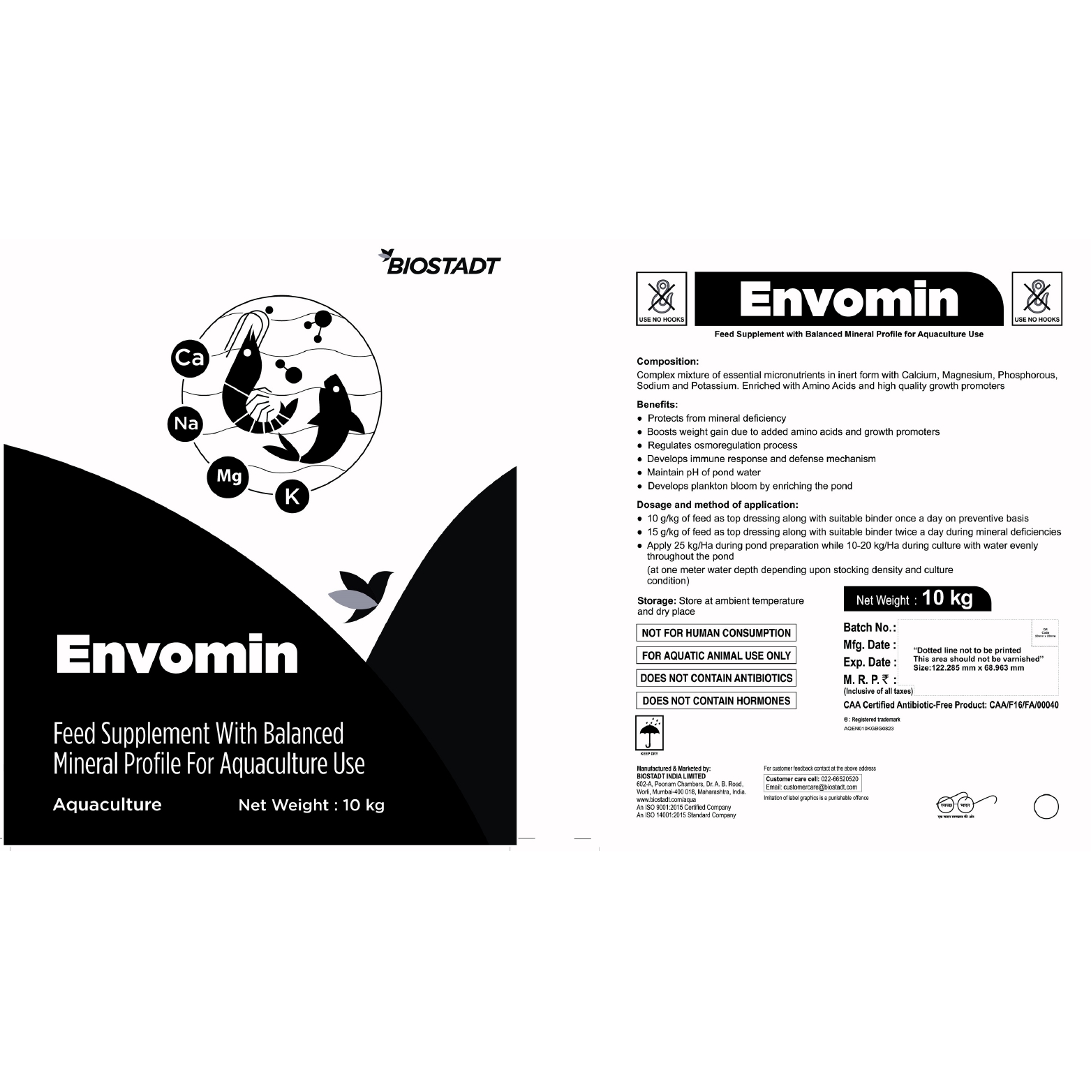 Envomin (label) Device mark 6268107 Trademark