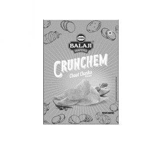 Balaji Wafers Crunchem Chaat Chaska Flavour (device) Device mark 6268384 Trademark