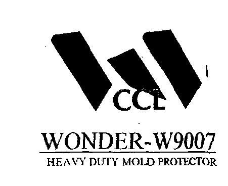 Wccl Wonder-w9007 (label) Device mark 2230358 Trademark