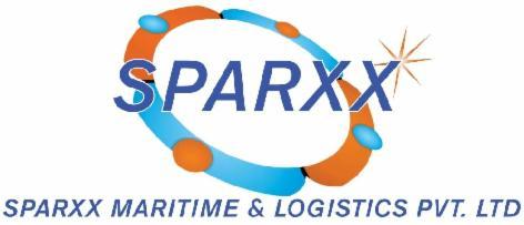 Sparxx Maritime & Logistics Pvt Ltd (label) Device mark 6282353 Trademark