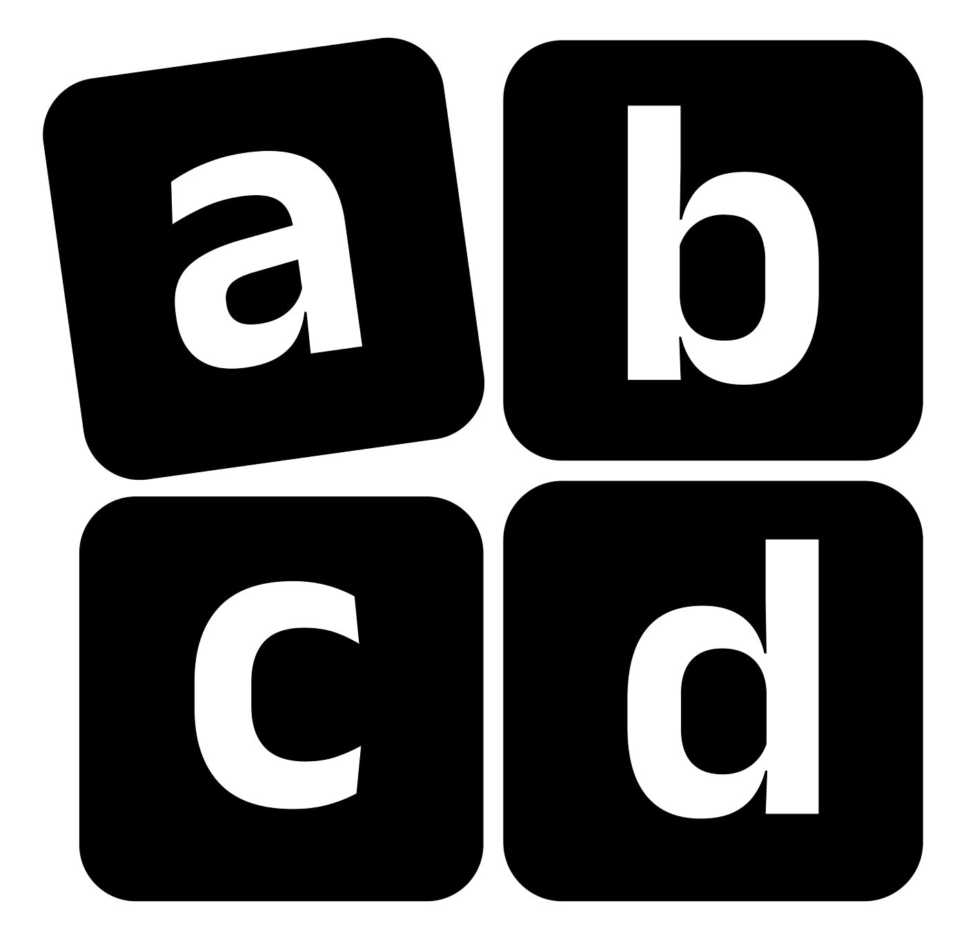 Abcd Logo In Black And White Device mark 6288999 Trademark