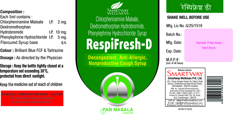 Respifresh-d Device mark 6284959 Trademark