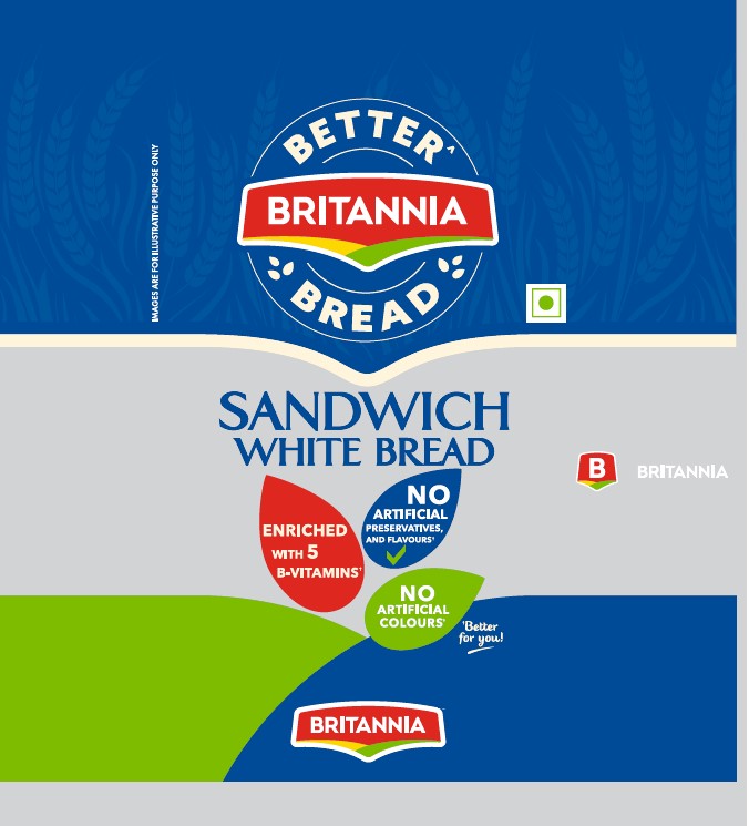 Britannia Better Bread Sandwich White Bread Device mark 6291035 Trademark