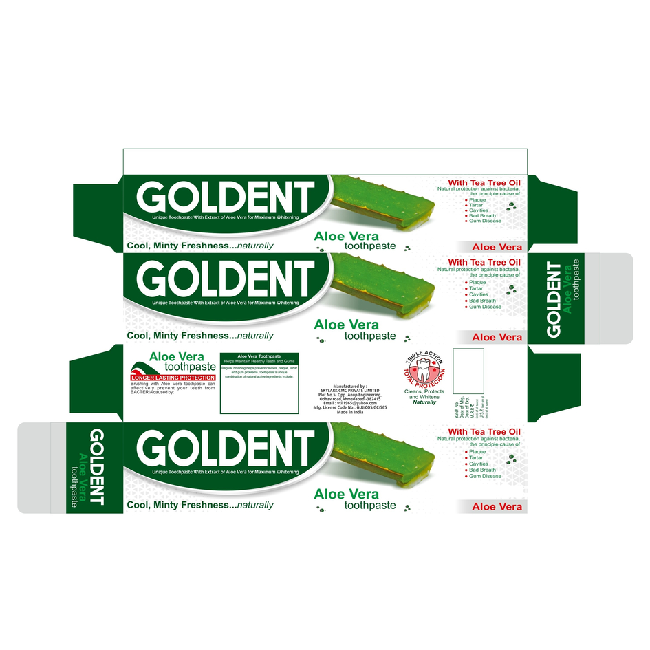 Goldent Aloe Vera Device mark 6297034 Trademark