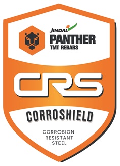 Jindal Panther Tmt Rebars Crs Corroshield (logo) Device mark 6305766 Trademark