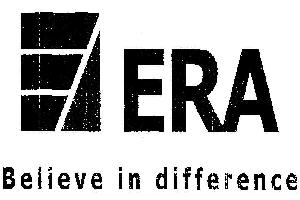 Era Believe In Difference (with Device) Device mark 2091874 Trademark