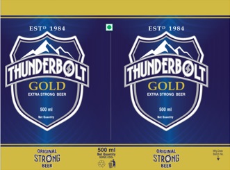 Thunderbolt Gold (label) Device mark 6321296 Trademark