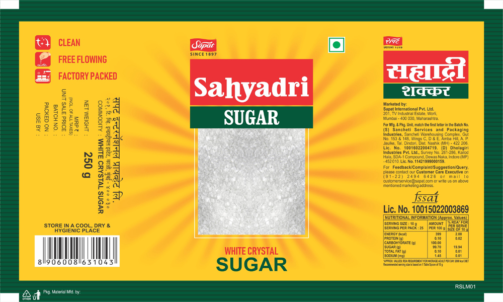 Sahyadri Sugar Device mark 6324384 Trademark