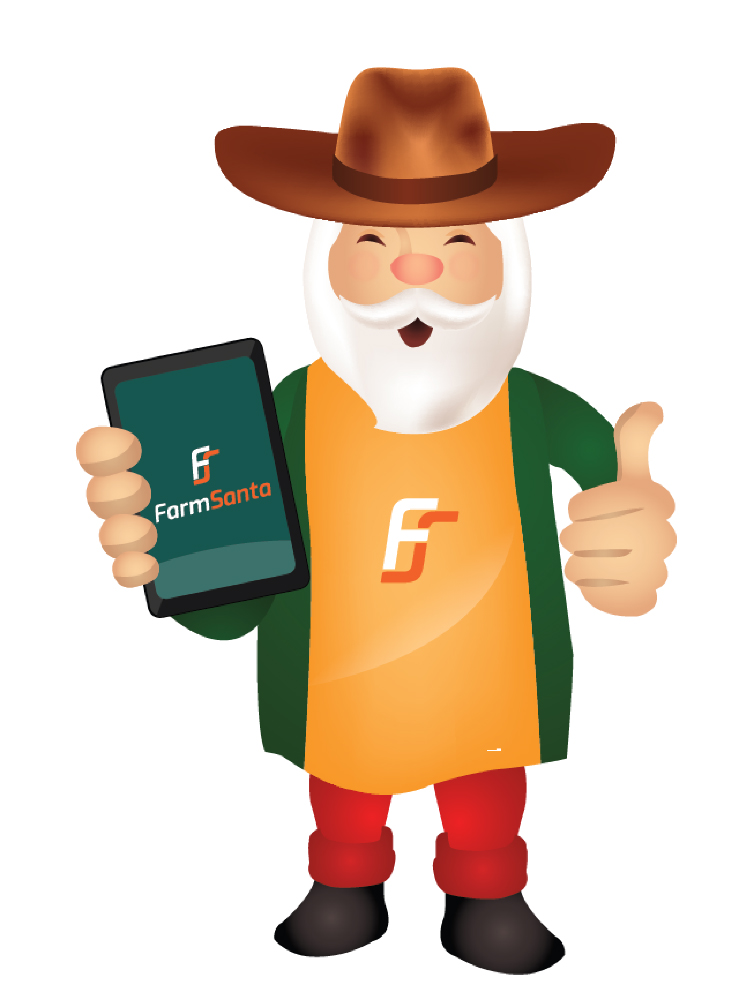 Farmsanta (with Device Of Mascot) Device mark 6331585 Trademark