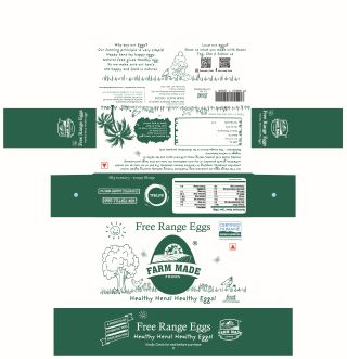 Farm Made Foods Free Range Eggs Device mark 6333377 Trademark