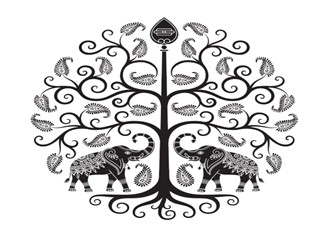 Elephant And Spear Motif Device Device mark 6333812 Trademark