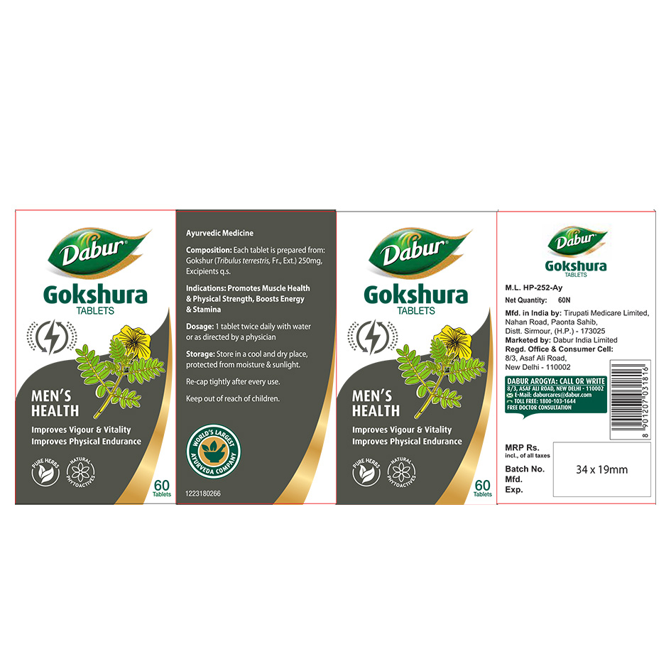 Dabur Pure Herbs Gokshura Device mark 6337084 Trademark