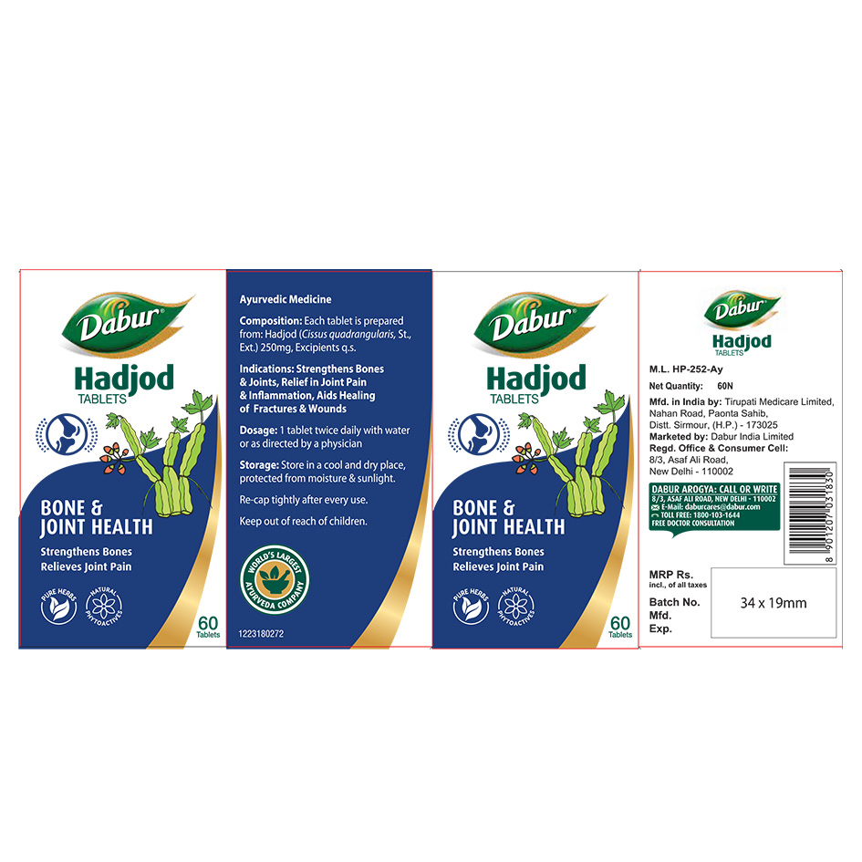 Dabur Pure Herbs Hadjod Device mark 6337085 Trademark