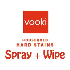 Vooki Household Hard Stains Spray + Wipe Device mark 6337400 Trademark