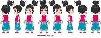 Rosy - A Girl Facing At Eight Different Angles Device mark 6337288 Trademark