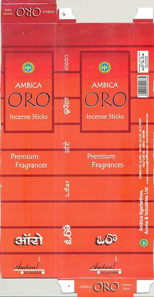 Ambica Oro Device mark 2436076 Trademark