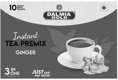 Dalmia Gold Instant Tea Premix Ginger Device mark 6342307 Trademark