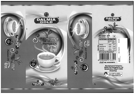 Dalmia Gold Supreme Premium Ctc Tea Device mark 6344818 Trademark