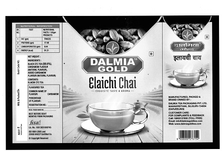 Dalmia Gold Elaichi Chai Device mark 6344814 Trademark