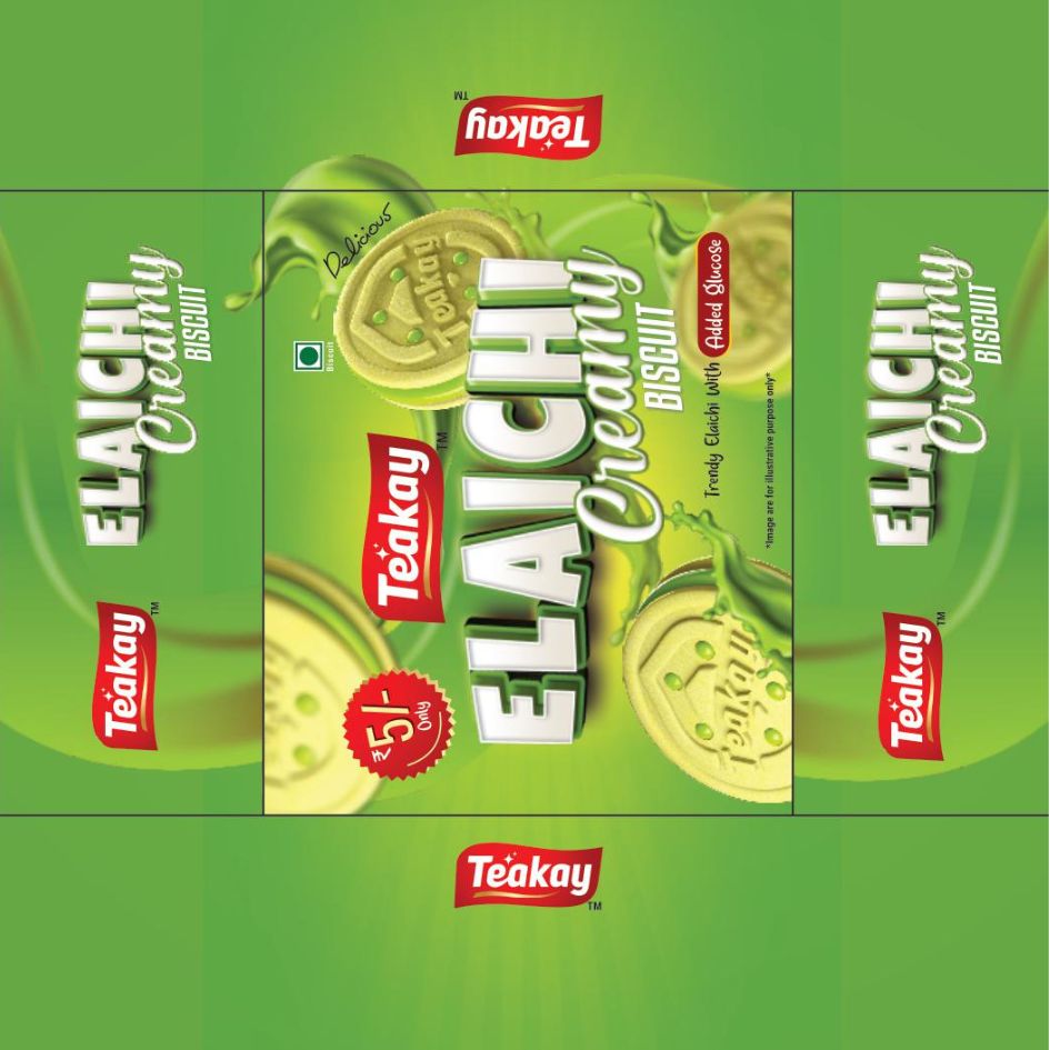 Teakay Elaichi Creamy Biscuit Device mark 6344673 Trademark