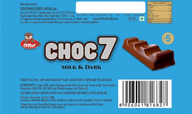 Otter Choc7 - Milk & Dark Device mark 6348937 Trademark