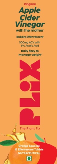 The Plant Fix Plix Apple Cider Vinegar With The Mother Device mark 6352875 Trademark
