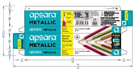 Apsara Metallic Device mark 6354610 Trademark