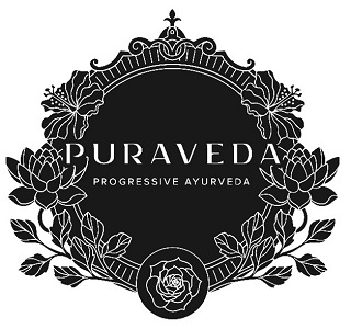Puraveda With Deviceof Flowers And Leafs Arranged In A Particular Manner Device mark 6356960 Trademark