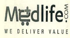 Medlife.com We Deliver Value Device mark 2916161 Trademark