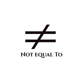 Not Equal To Device mark 6369511 Trademark