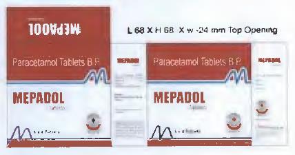 Mepadol(with Cover Box ) Device mark 6369898 Trademark