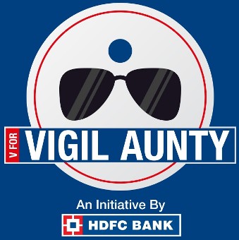 V For Vigil Aunty An Initiative By Hdfc Bank Device Device mark 6386126 Trademark