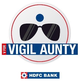 V For Vigil Aunty Hdfc Bank Device Device mark 6386122 Trademark